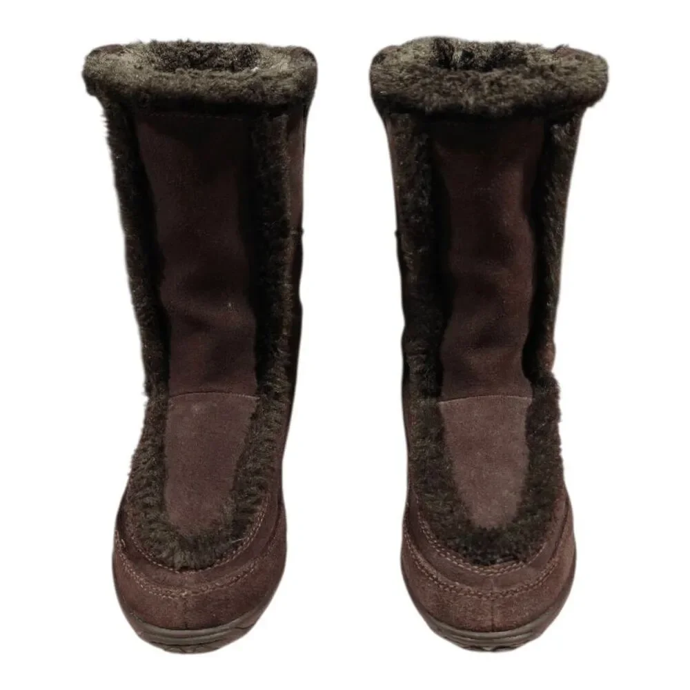 TIMBERLAND Mukluk Faux Fur Pull-On Winter Boots Size 7.5
